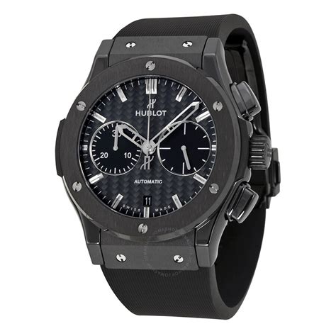 all black classic fusion chronograph hublot watch|hublot classic fusion price.